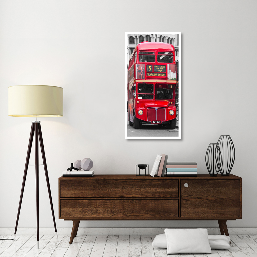 Double-Decker bus, London-Paper Art-26&quotx50"