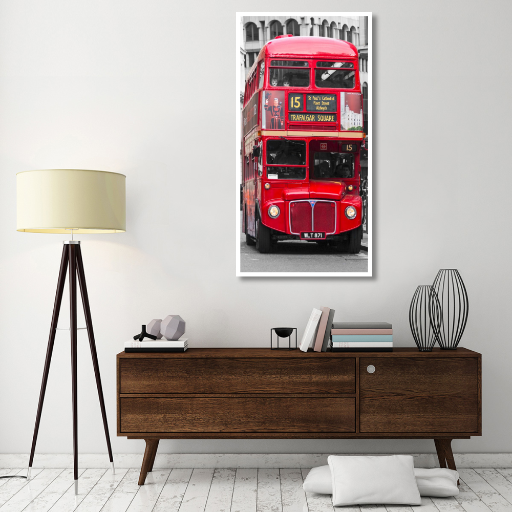 Double-Decker bus, London-Paper Art-32&quotx62"