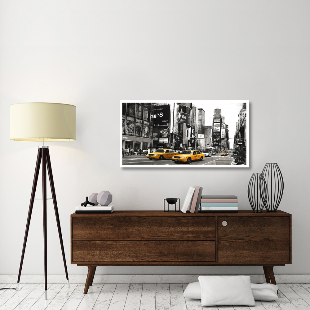 Taxi in Times Square, NYC-Paper Art-50&quotx26"