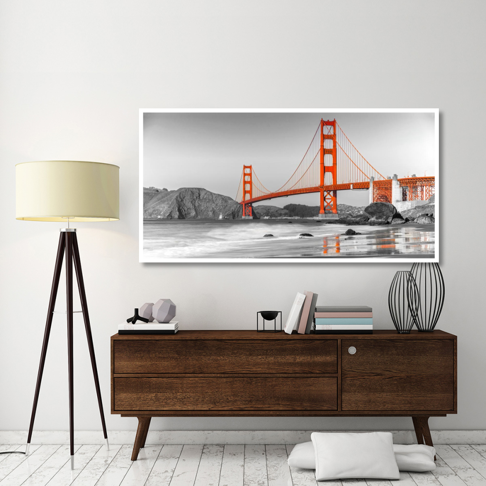 Golden Gate Bridge, San Francisco-Paper Art-74&quotx38"
