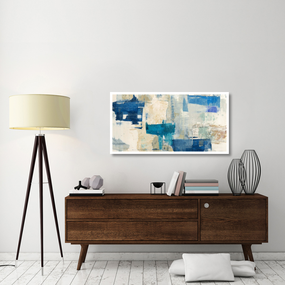 Rhapsody in Blue-Paper Art-50&quotx26"