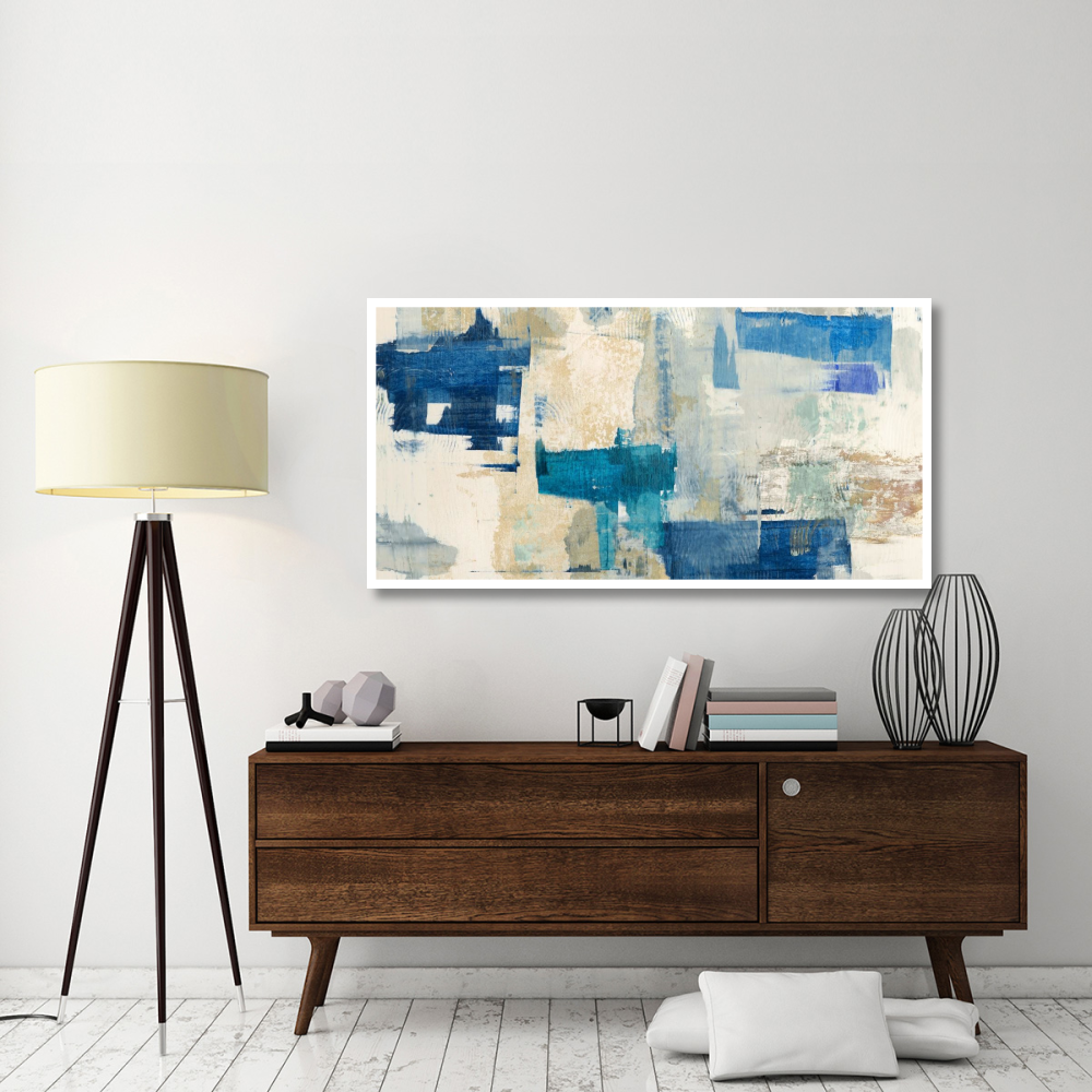 Rhapsody in Blue-Paper Art-62&quotx32"