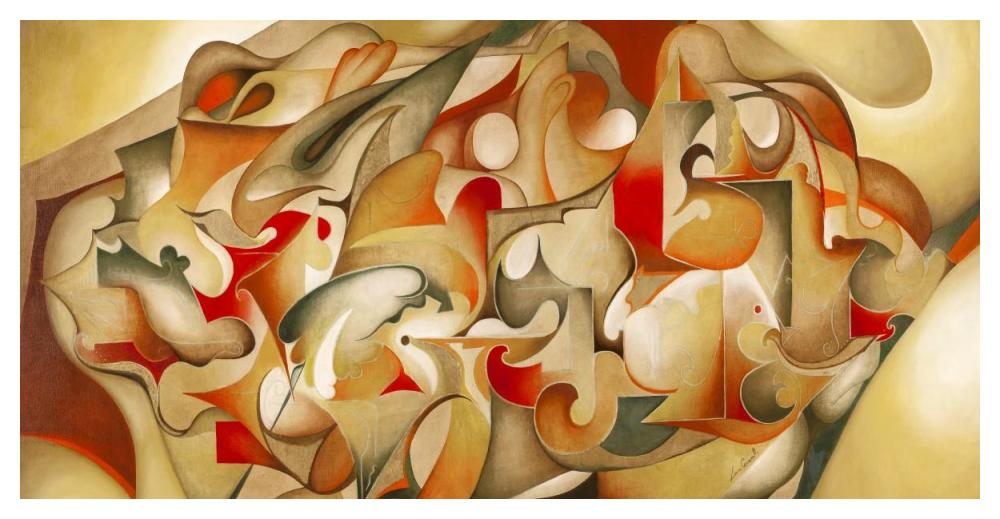Estate-Paper Art-50"x26"