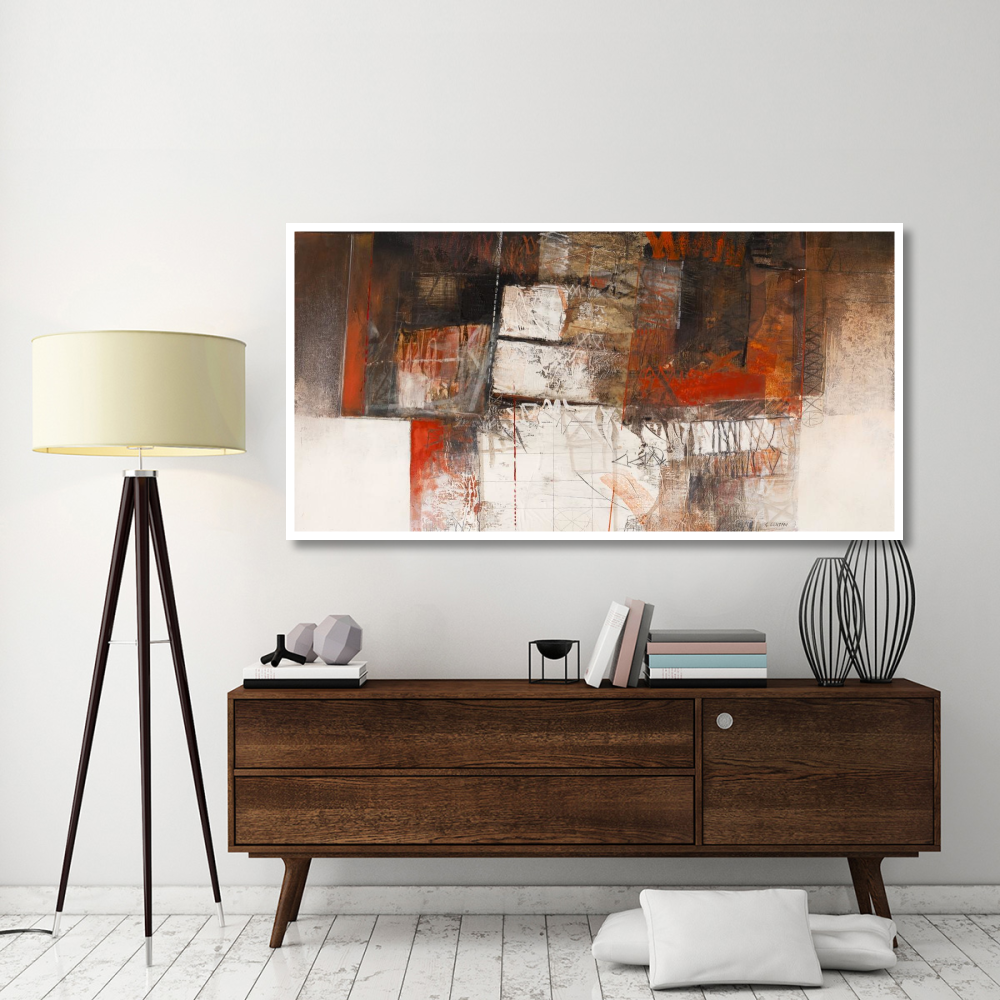 Attese-Paper Art-74&quotx38"