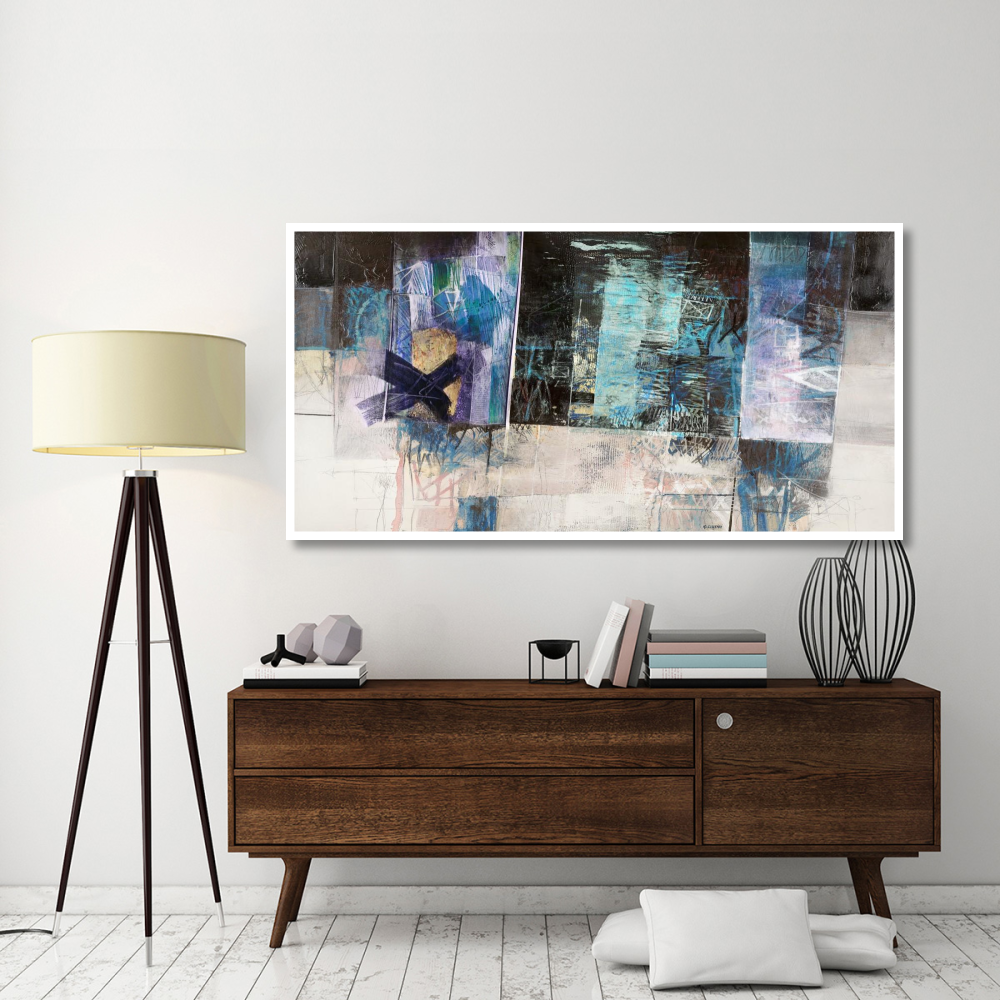 Cieli ed oceani-Paper Art-74&quotx38"
