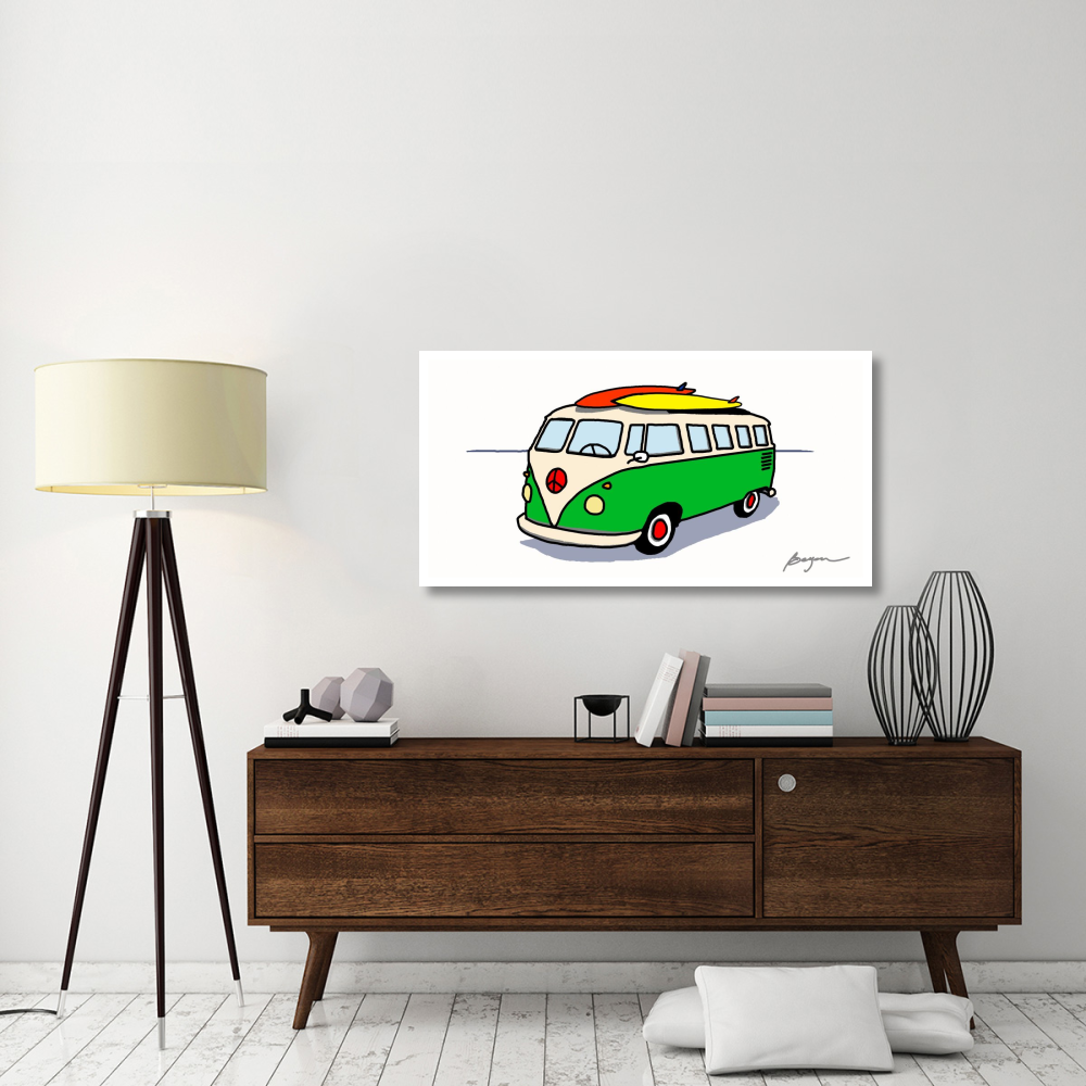 Peace Wagon-Paper Art-50&quotx26"