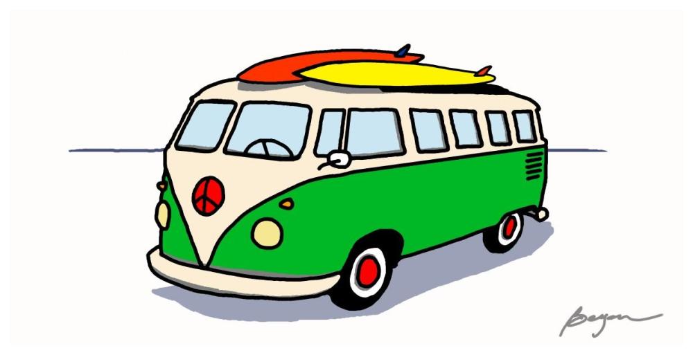 Peace Wagon-Paper Art-74"x38"