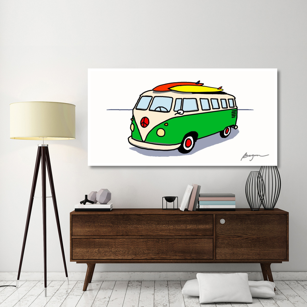 Peace Wagon-Paper Art-74&quotx38"