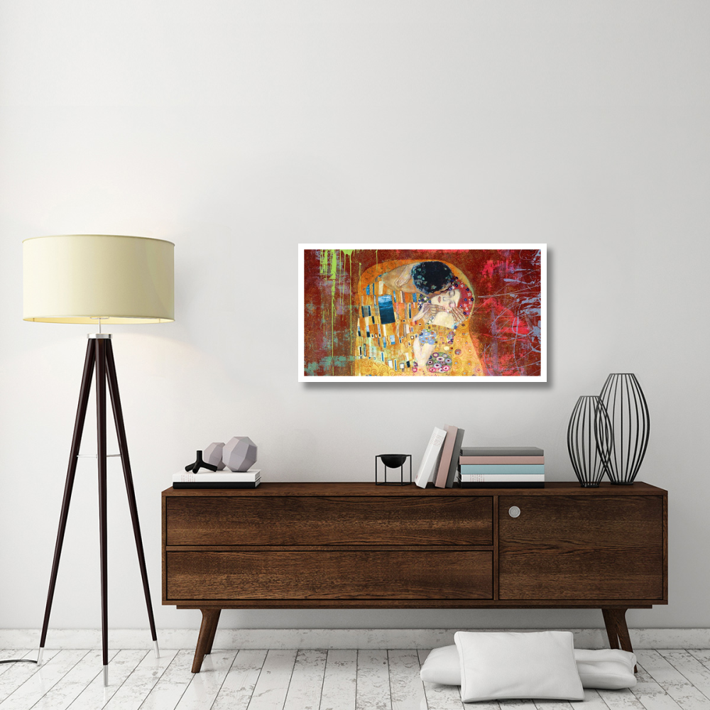 Klimt's Kiss 2.0 (detail)-Paper Art-42&quotx23.6"