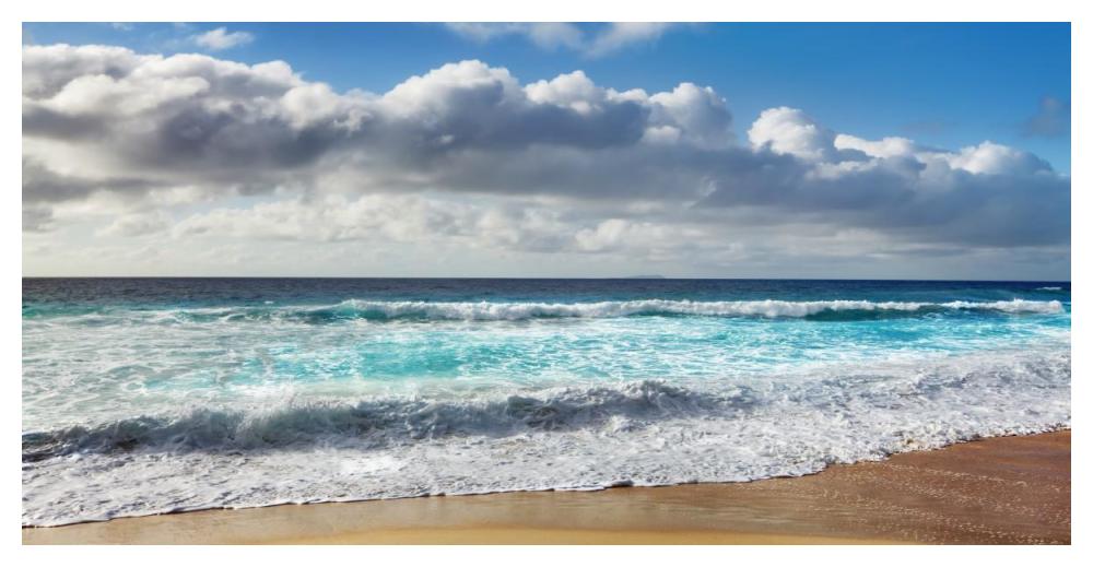 Grande Anse, La Digue, Seychelles-Paper Art-50"x26"