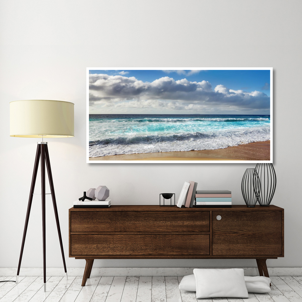 Grande Anse, La Digue, Seychelles-Paper Art-74&quotx38"