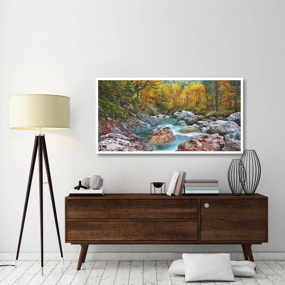 Mountain brook and rocks, Carinthia, Austria-Paper Art-62&quotx32"