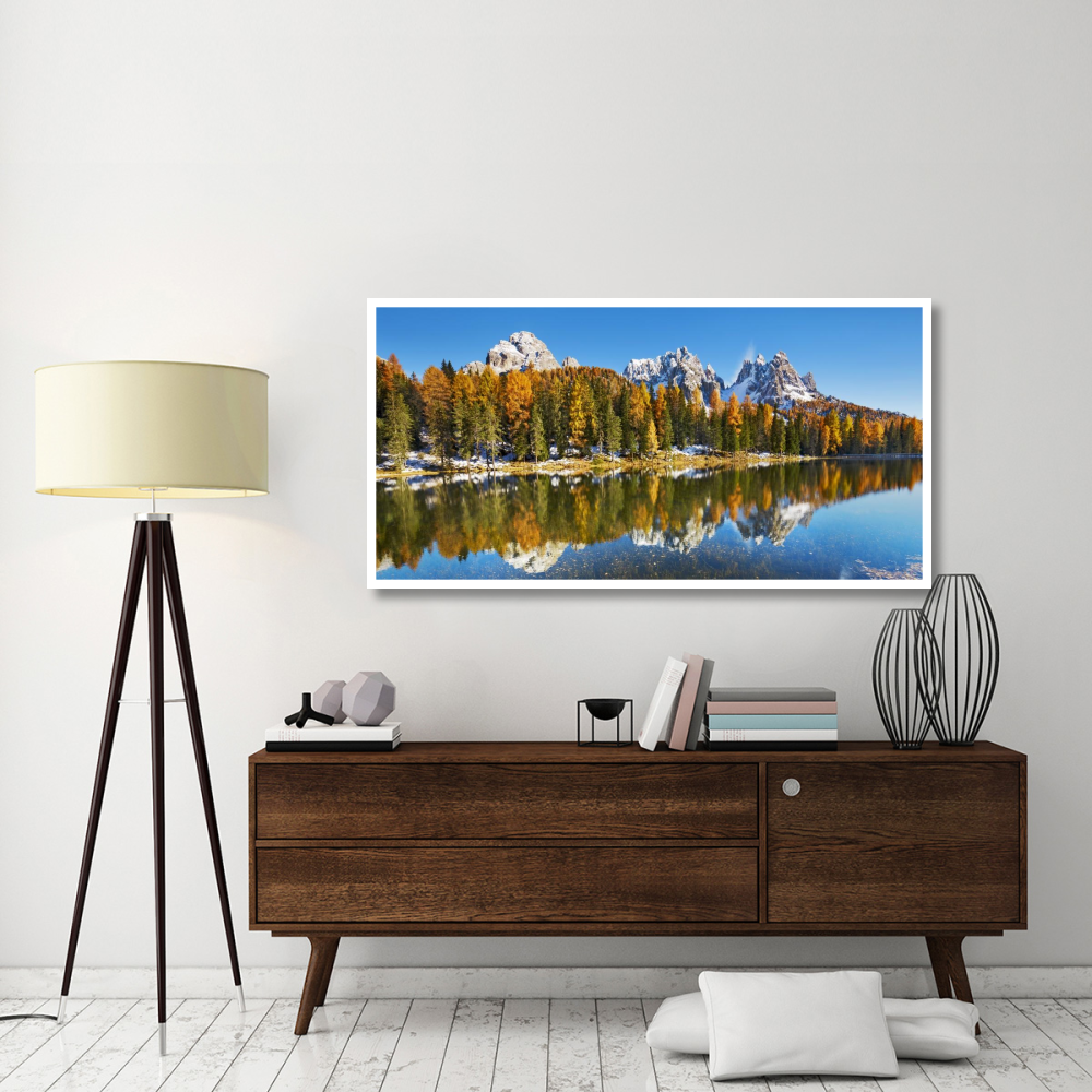 Lago Antorno and Misurina, Dolomites, Italy-Paper Art-62&quotx32"