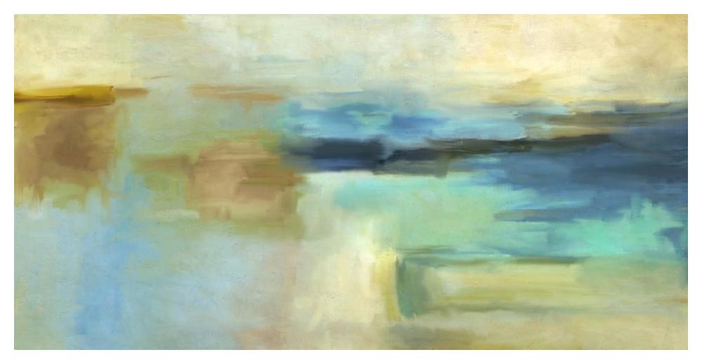 Blue n. 4-Paper Art-50"x26"