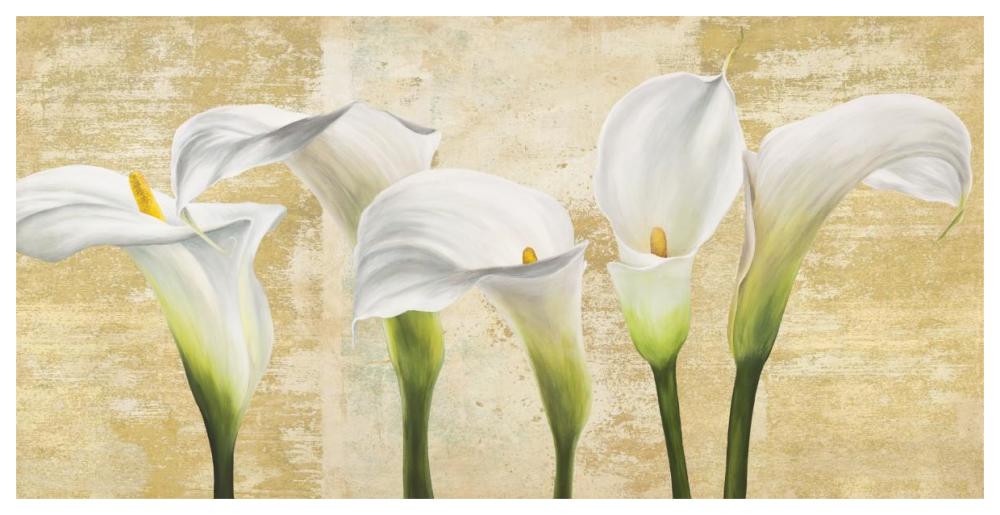 Callas on Gold (neutral variation)-Paper Art-62"x32"