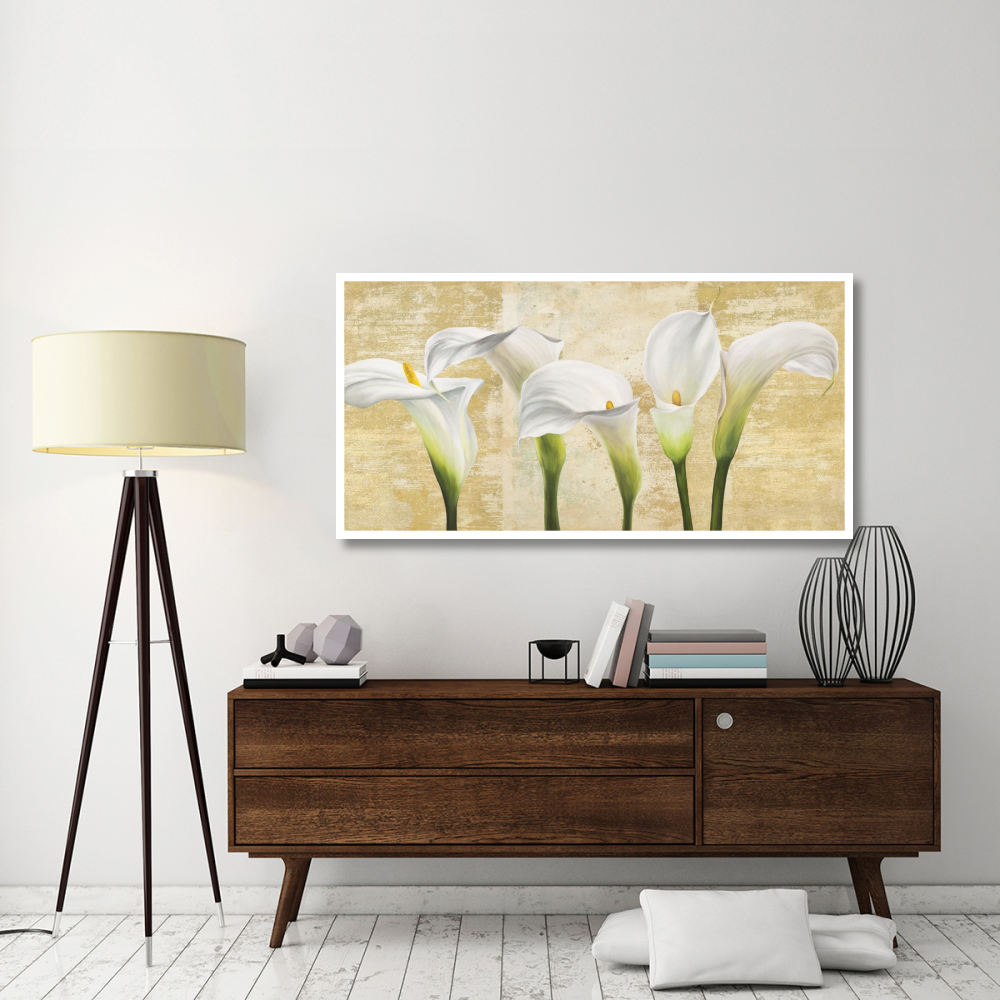 Callas on Gold (neutral variation)-Paper Art-62&quotx32"