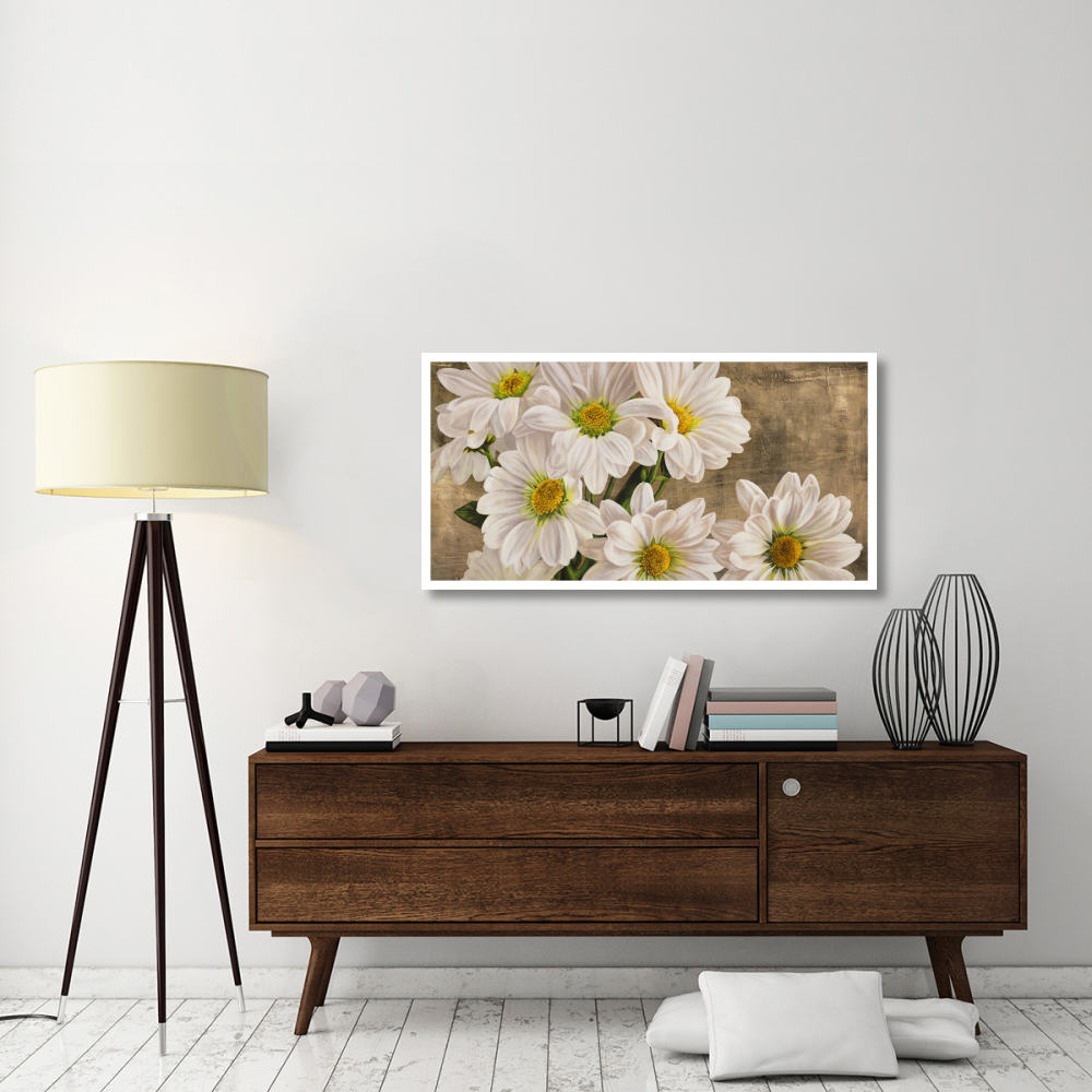 Daisies in the Moonlight-Paper Art-50&quotx26"