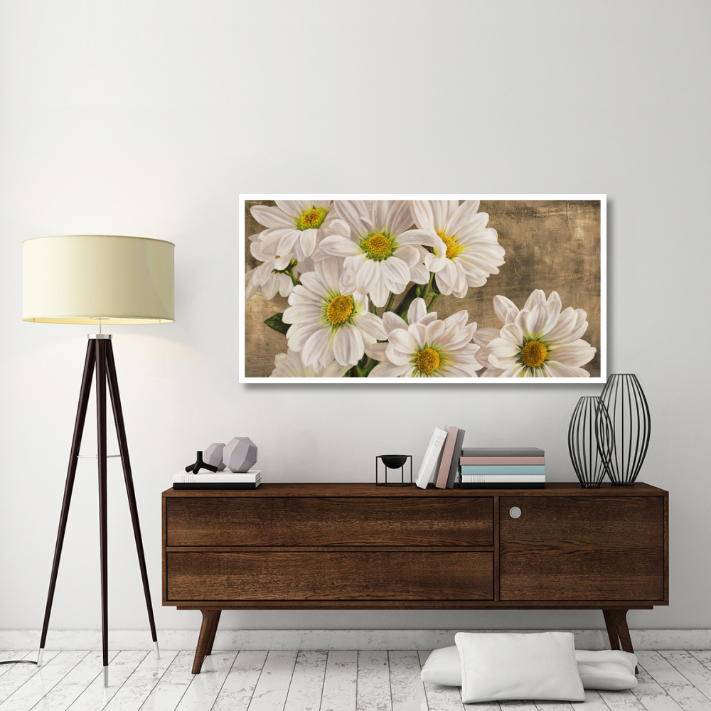 Daisies in the Moonlight-Paper Art-62&quotx32"