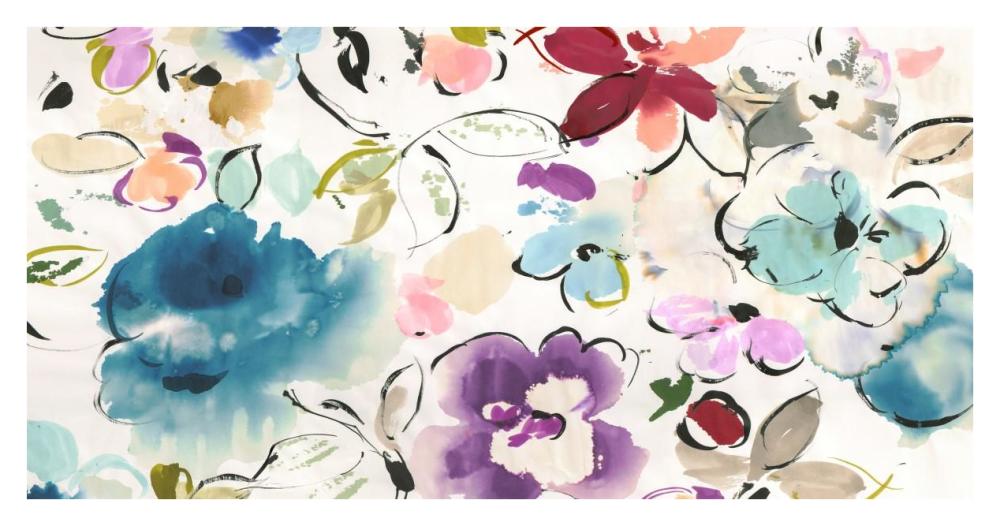 Floral Galore-Paper Art-38"x20"