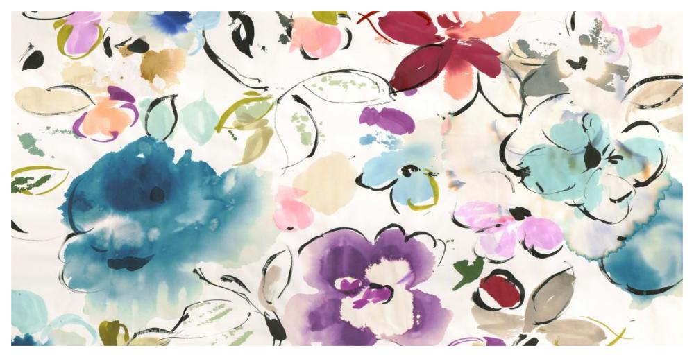 Floral Galore-Paper Art-62"x32"
