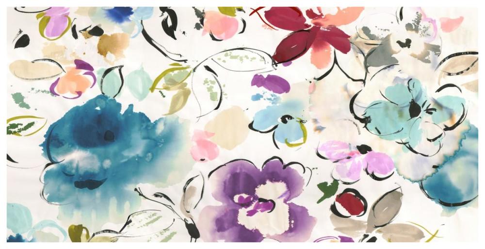 Floral Galore-Paper Art-74"x38"