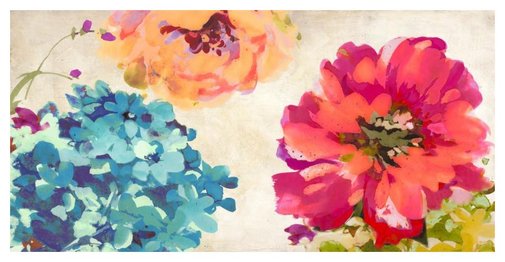 Beautiful Jewels-Paper Art-50"x26"
