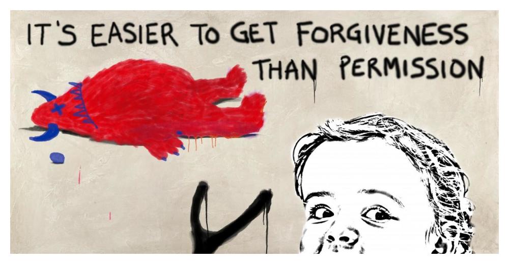 Forgiveness-Paper Art-50"x26"