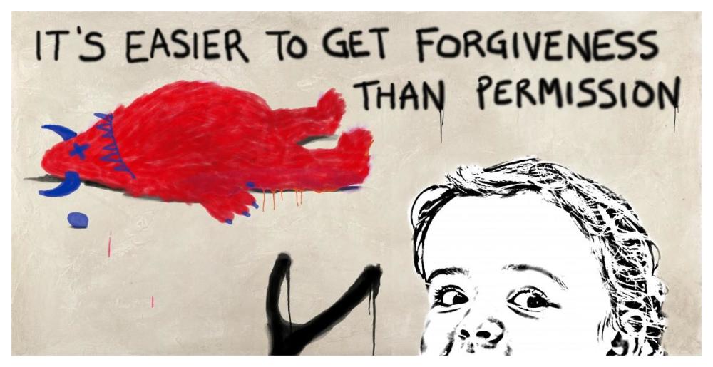 Forgiveness-Paper Art-62"x32"