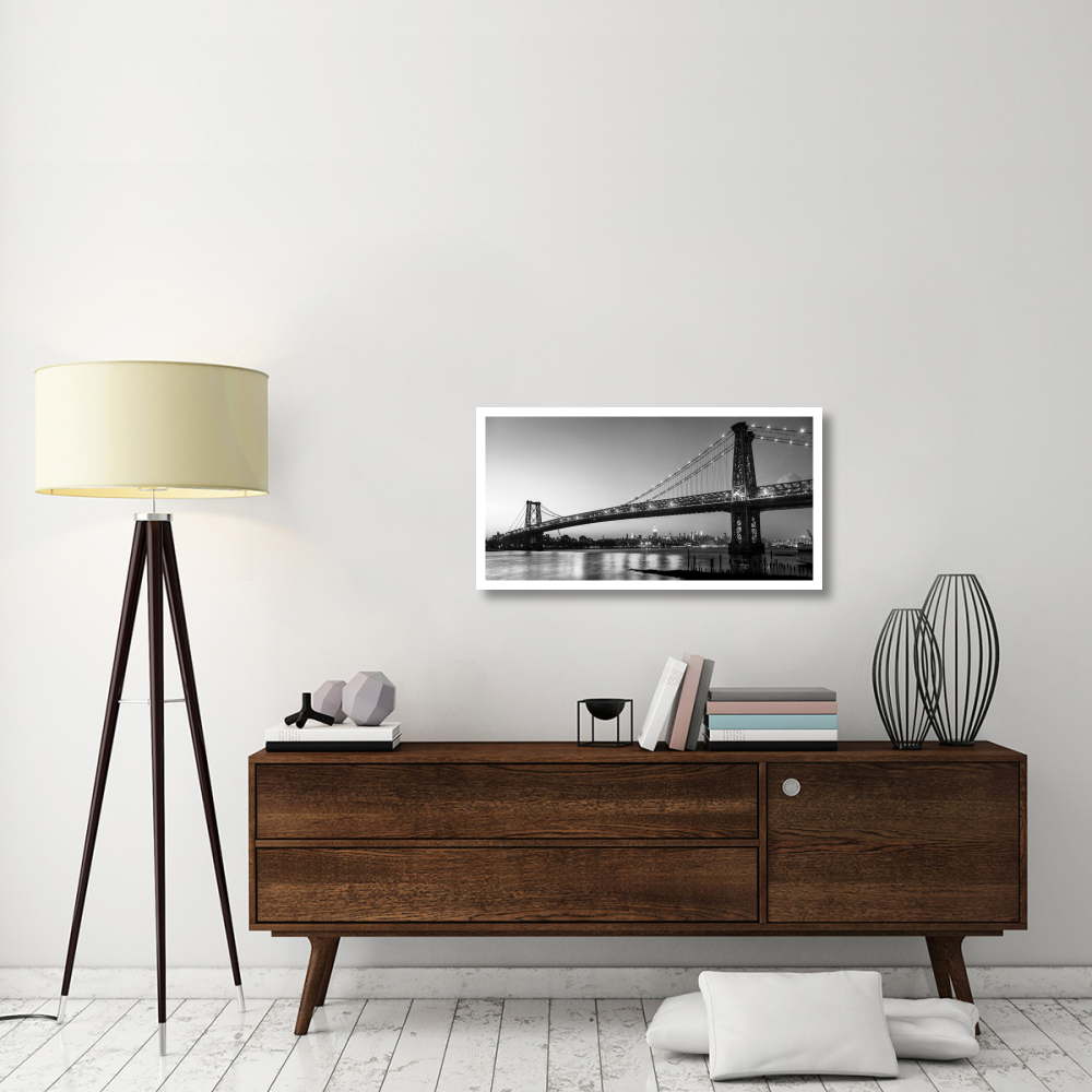 Queensboro Bridge and Manhattan from Brooklyn, NYC-Paper Art-38&quotx20"