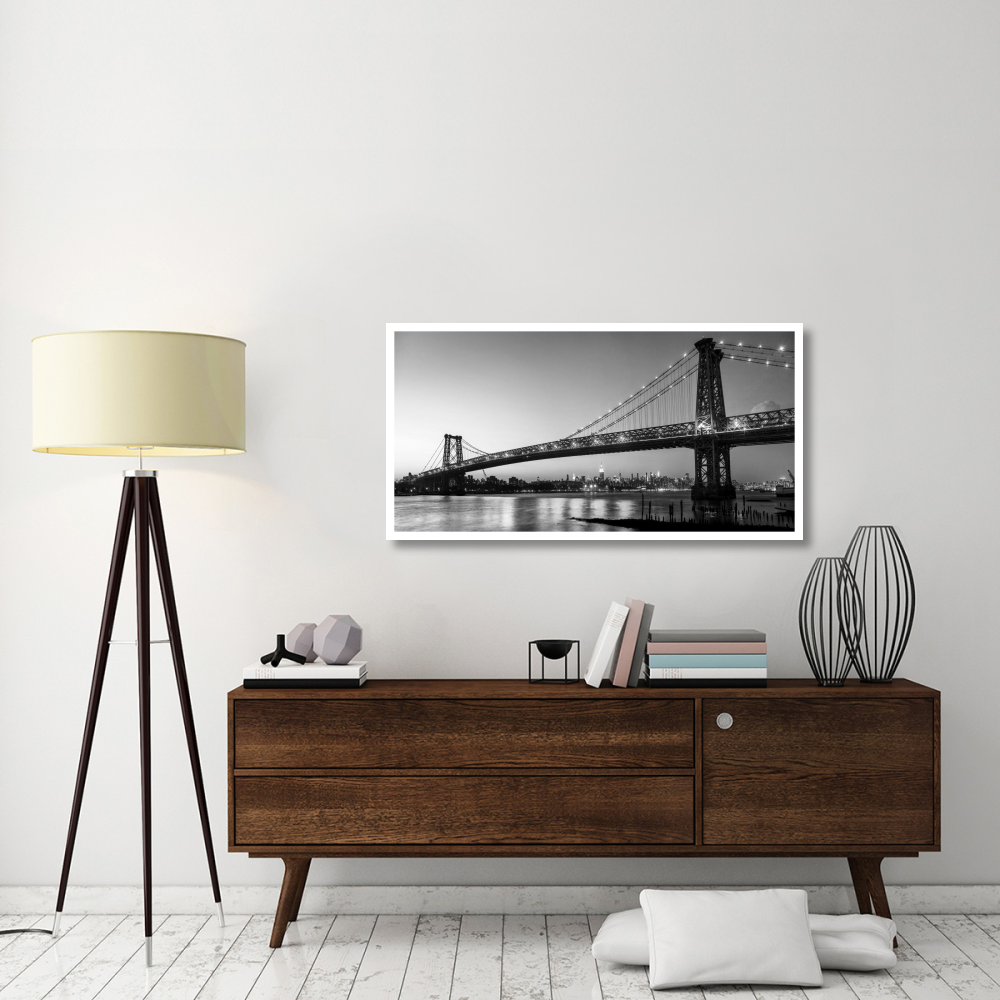 Queensboro Bridge and Manhattan from Brooklyn, NYC-Paper Art-50&quotx26"