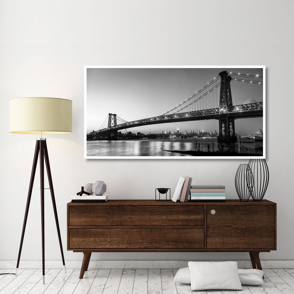 Queensboro Bridge and Manhattan from Brooklyn, NYC-Paper Art-74&quotx38"