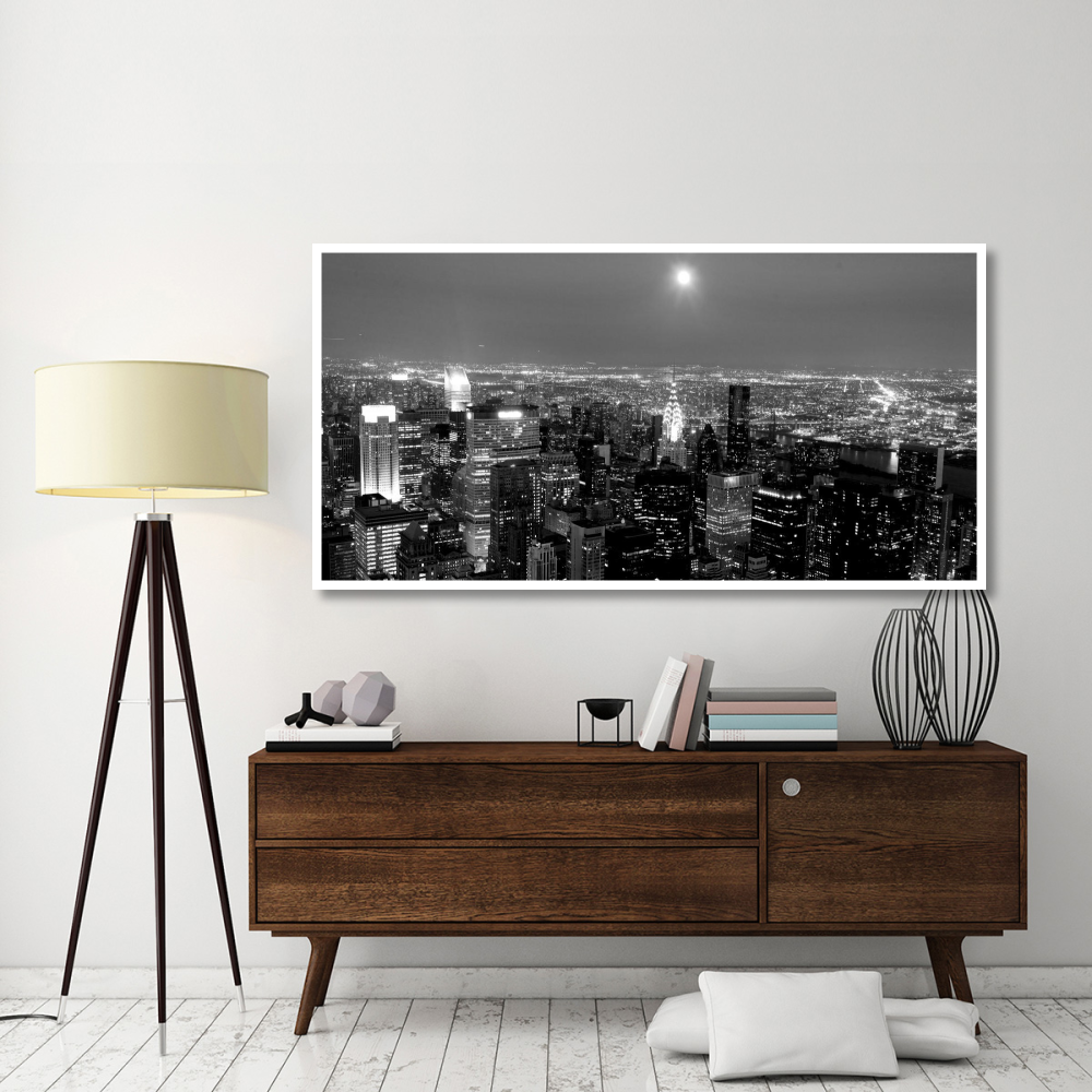 Aerial view of Manhattan, NYC-Paper Art-74&quotx38"