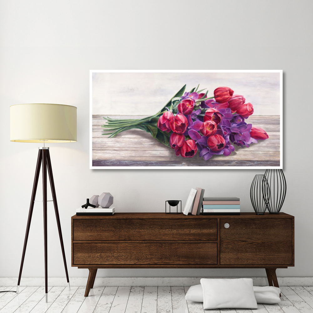 Bouquet-Paper Art-74&quotx38"