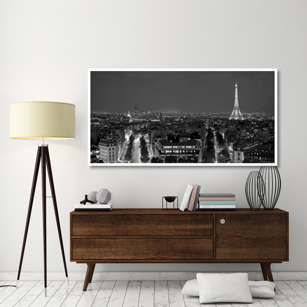 Paris at night-Paper Art-74&quotx38"