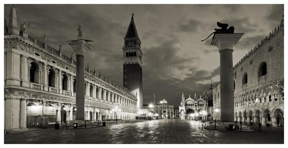Piazza San Marco, Venice-Paper Art-74"x38"