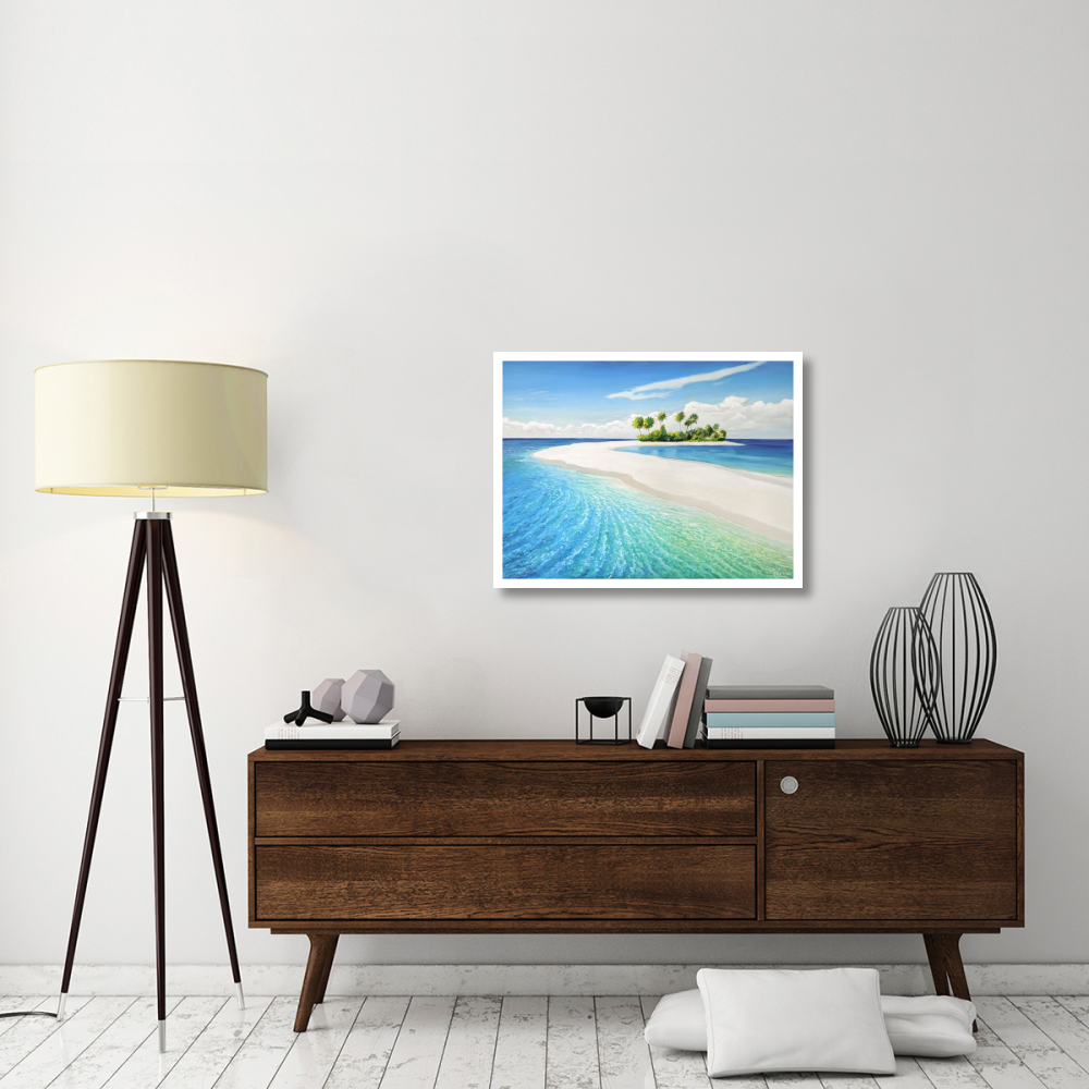 Isola tropicale-Paper Art-34&quotx26"