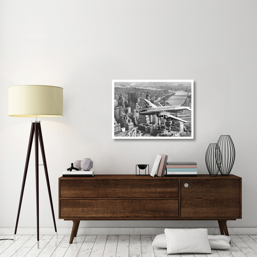 Flying over Manhattan, NYC-Paper Art-38&quotx27.56"