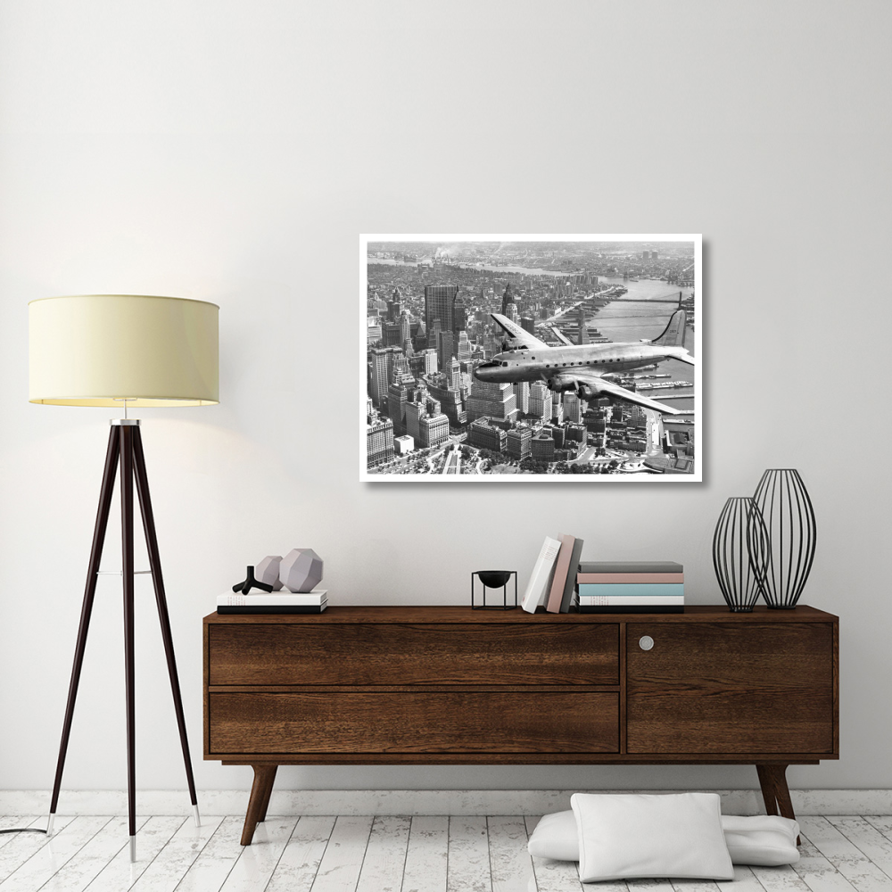 Flying over Manhattan, NYC-Paper Art-46&quotx33.24"