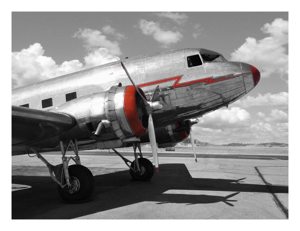 DC-3-Paper Art-26"x20"