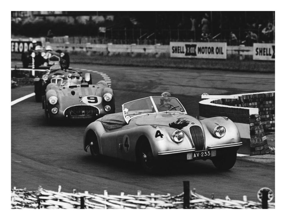 International Sports Car Race, UK, 1952-Paper Art-26"x20"