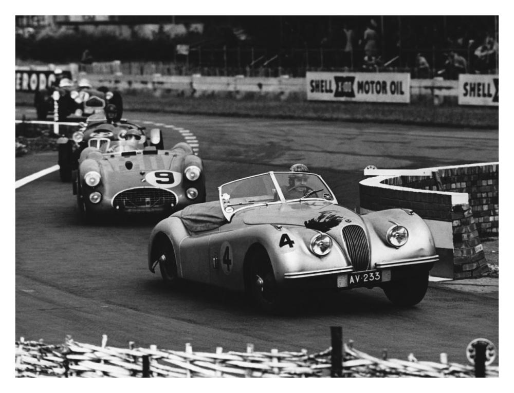 International Sports Car Race, UK, 1952-Paper Art-34"x26"