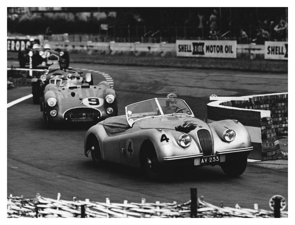 International Sports Car Race, UK, 1952-Paper Art-42"x32"