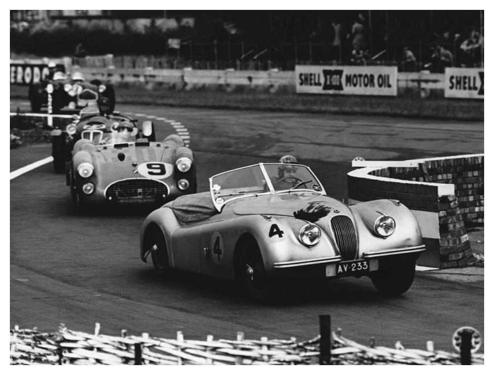 International Sports Car Race, UK, 1952-Paper Art-50"x38"