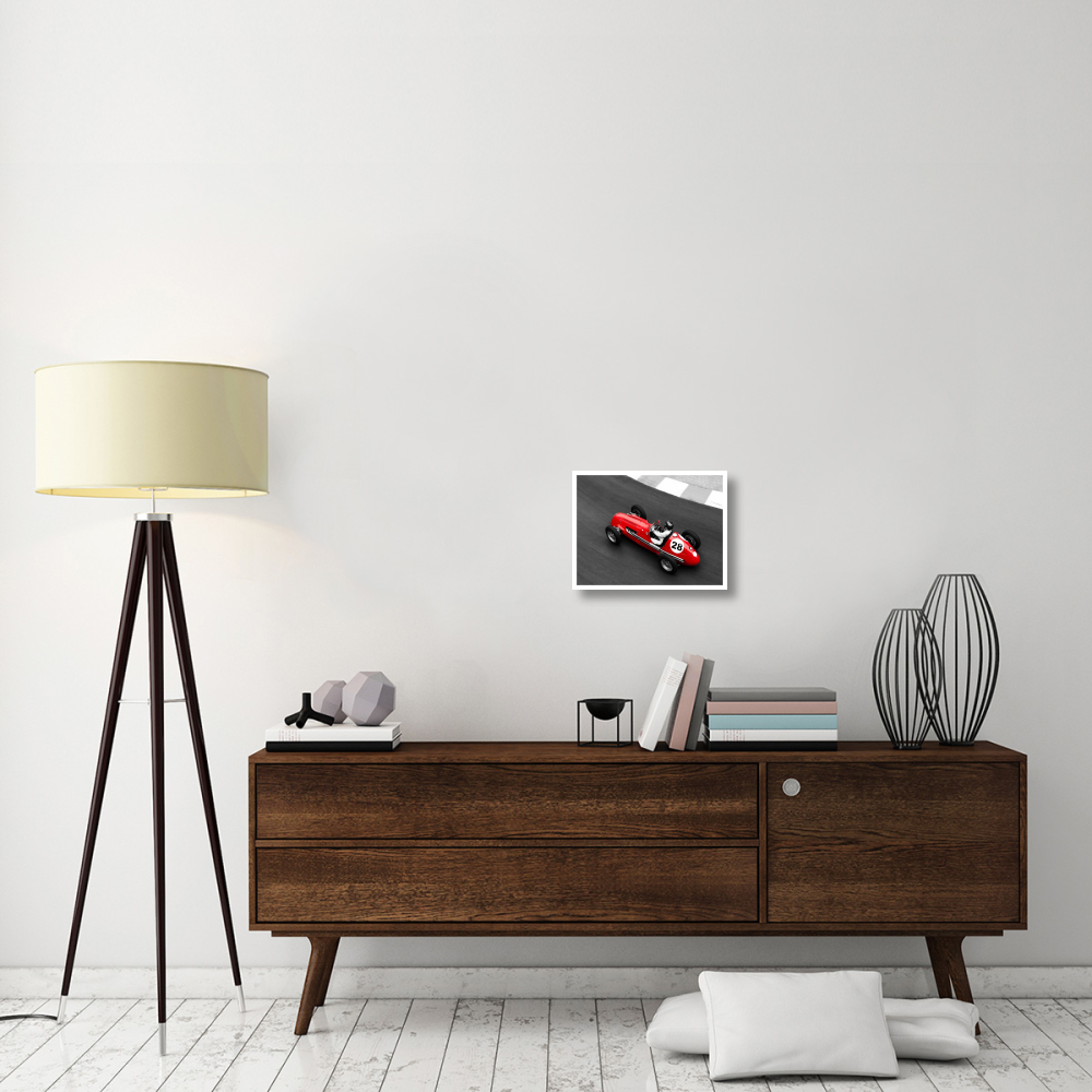Historical race car at Grand Prix de Monaco-Paper Art-18&quotx14"