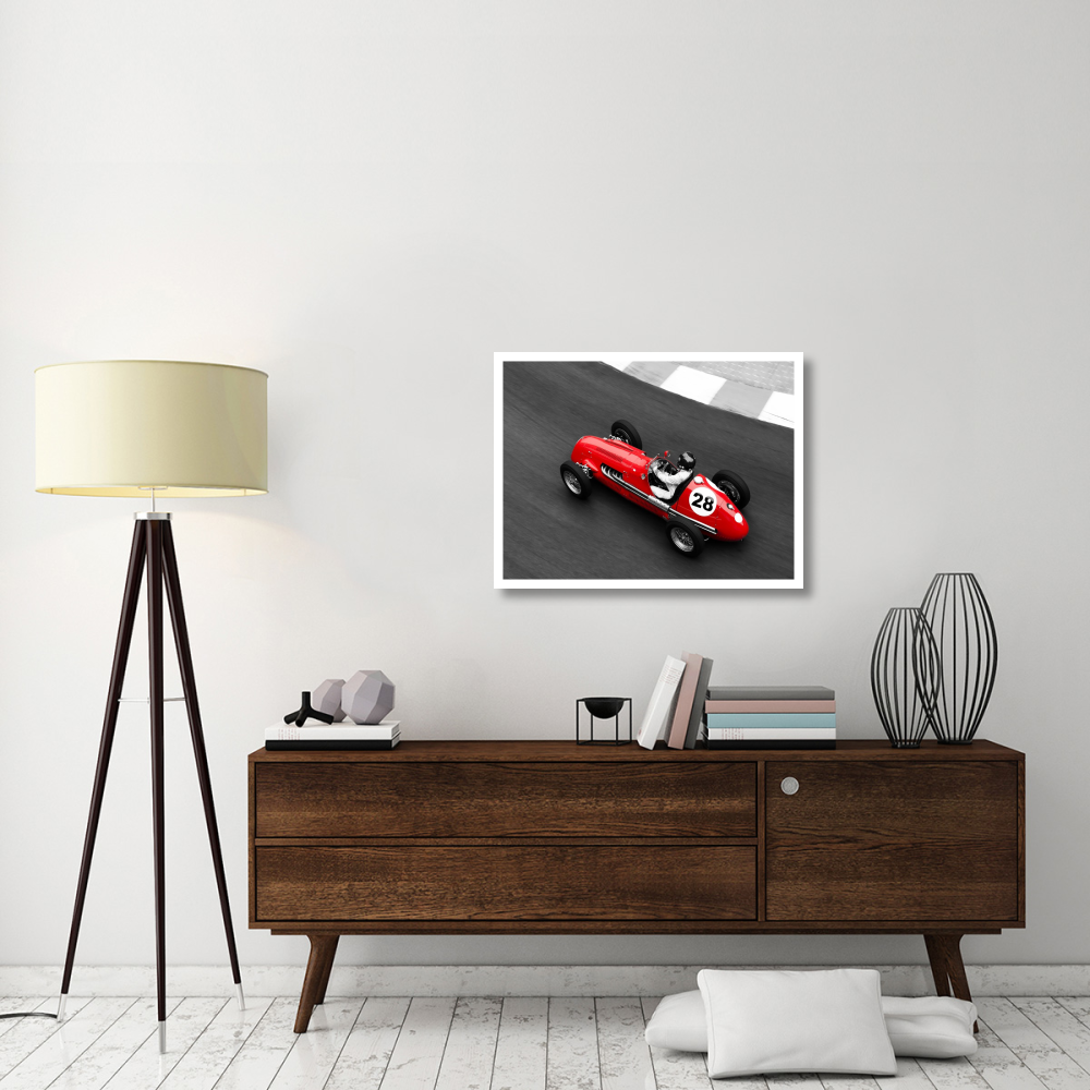 Historical race car at Grand Prix de Monaco-Paper Art-34&quotx26"