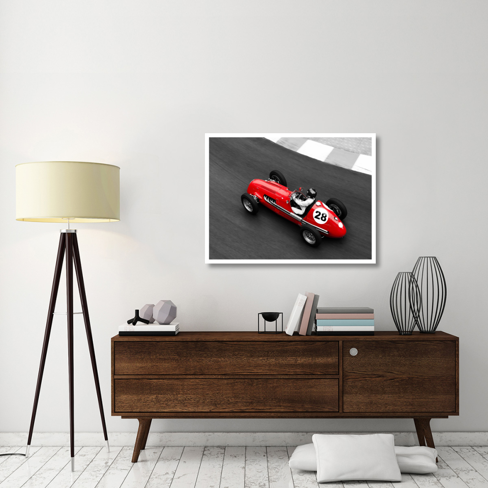 Historical race car at Grand Prix de Monaco-Paper Art-42&quotx32"