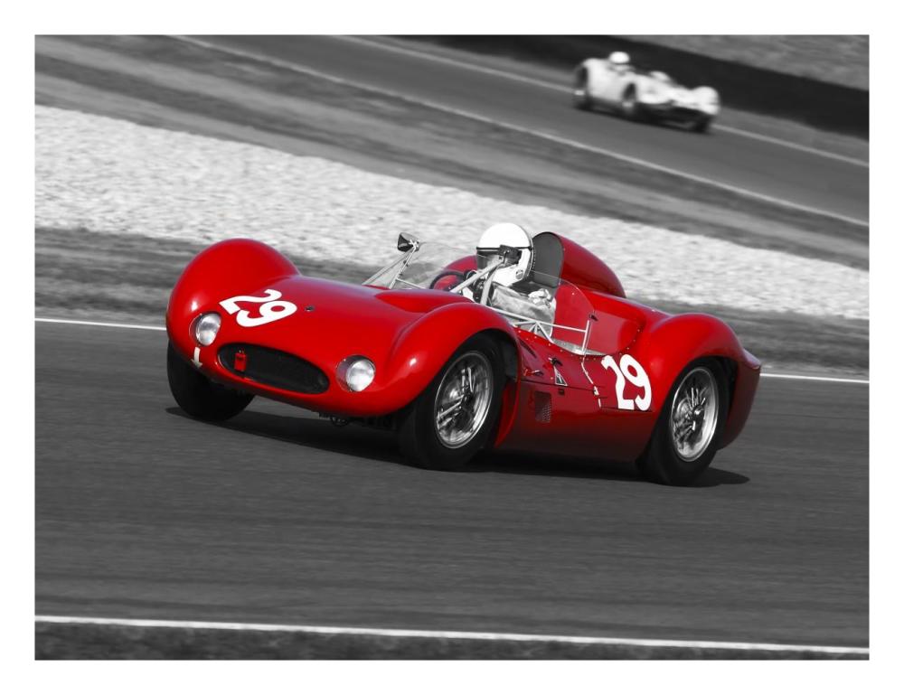 Historical race-cars-Paper Art-26"x20"