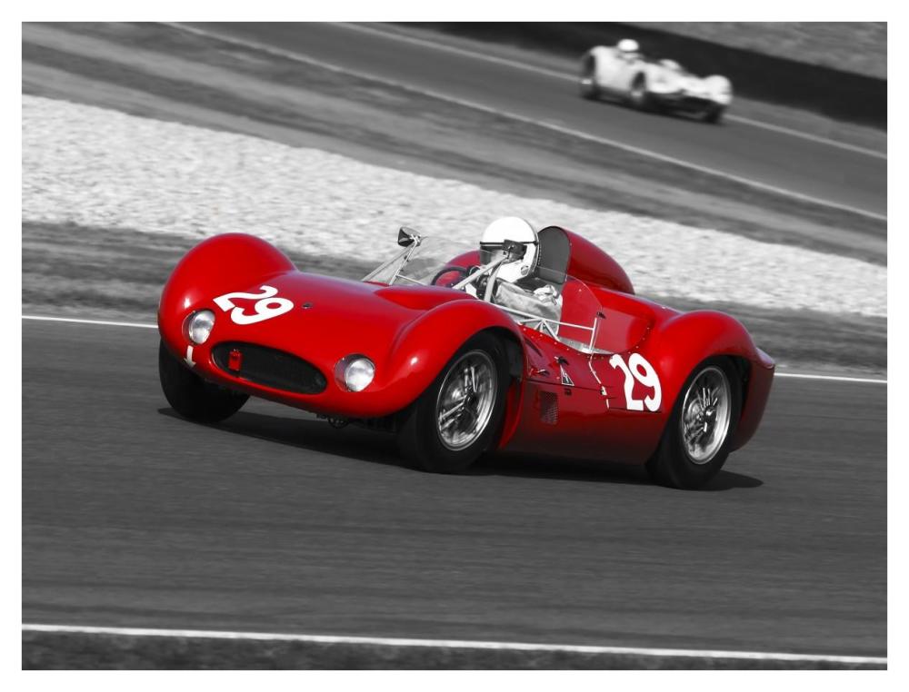 Historical race-cars-Paper Art-42"x32"