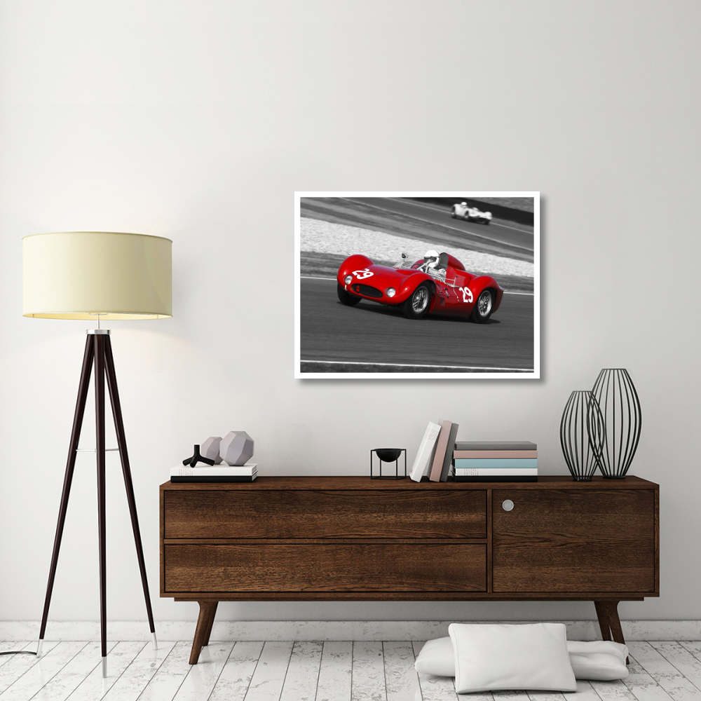 Historical race-cars-Paper Art-42&quotx32"