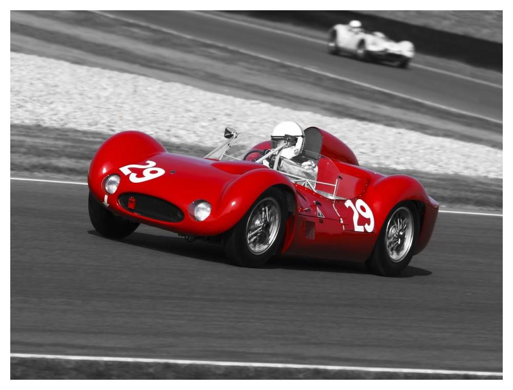 Historical race-cars-Paper Art-50"x38"